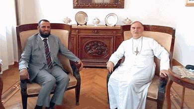 ​هاني بن بريك يلتقي سفير الفاتيكان في مصر