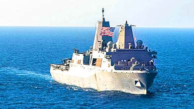 البحرية الأمريكية تختبر سلاح ليزر في خليج عدن