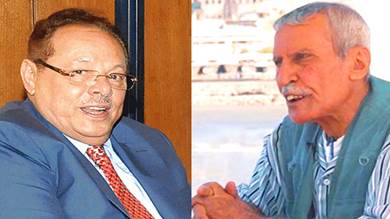 الرئيس علي ناصر يطمئن على صحة الكاتب القدير نجيب اليابلي