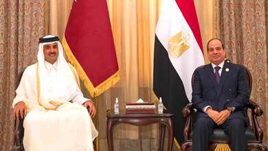 أمير قطر يلتقي السيسي في مصر غدا الجمعة