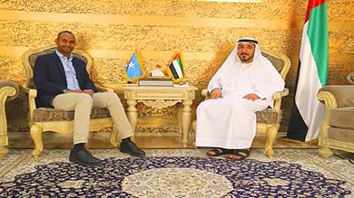 ​الإمارات والصومال تبحثان تعزيز العلاقات في مجالات الدفاع والأمن