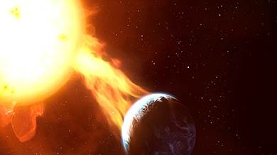 ​عاصفة شمسية مفاجئة تضرب الأرض تاركة العلماء في حيرة