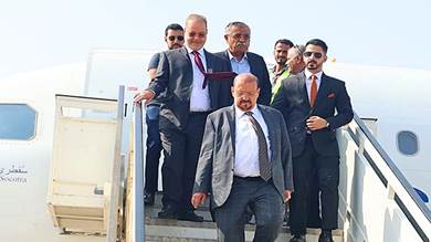 رئيس مجلس النواب يعود إلى العاصمة عدن