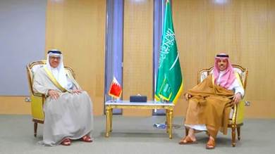 مباحثات سعودية بحرينية بشأن الأوضاع العربية والإقليمية