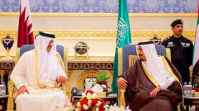 رسالة من قطر إلى السعودية
