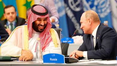 بوتين وبن سلمان يبحثان استقرار سوق النفط العالمية