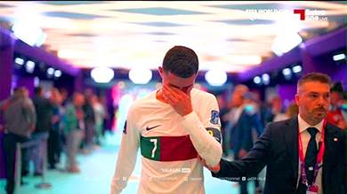 المغرب تذرف دموع كرستيانو رونالدو في مونديال قطر 2022