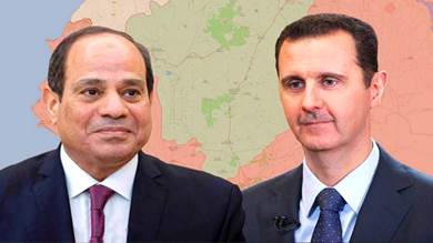 اتصال بحجم الزلزال بين السيسي والأسد