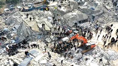 ارتفاع عدد ضحايا الزلزال في سوريا وتركيا مع تواصل عمليات البحث والإنقاذ