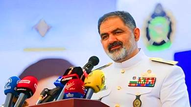 قائد القوات البحرية الإيرانية الأدميرال شهرام إيراني