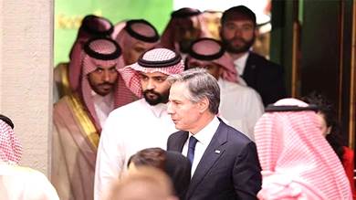 زيارة وزير الخارجية الأمريكي للسعودية لم تحظ بتغطية تذكر في وسائل الإعلام