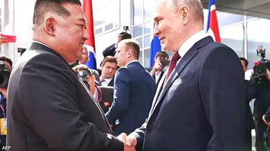 خلال لقاء مع بوتين.. كيم يعلن دعم روسيا في "الحرب المقدسة"