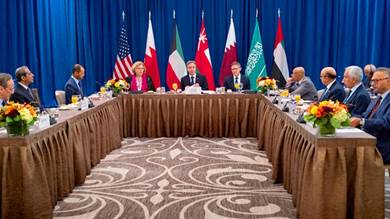 ​بيان خليجي أمريكي يدعو إيران إلى السلام في المنطقة