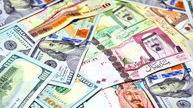 ​الريال السعودي يتجاوز الـ400 والدولار فوق الـ1500