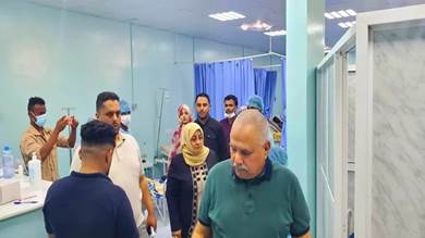 عدن.. منع المستشفيات الخاصة من استقبال حالات الكوليرا -  مبنى العزل بمستشفى الصداقة