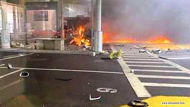 انفجار سيارة عند معبر حدودي بين كندا وأمريكا «فيديو»