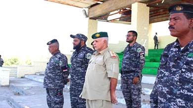 ​قائد القوات البرية يشيد بجهود ودور قوات حزام حرس المنشآت