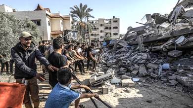 ارتفاع حصيلة القصف الإسرائيلي على غزة إلى 15523 قتيلاً منذ بدء الحرب