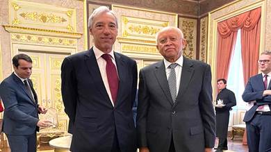 سفير اليمن في فرنسا يلتقي وزير الخارجية البرتغالي