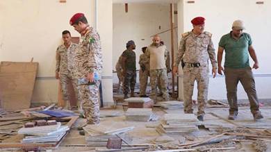 ​وزارة الدفاع تطلع على حجم الأضرار في المتحف الحربي بعدن