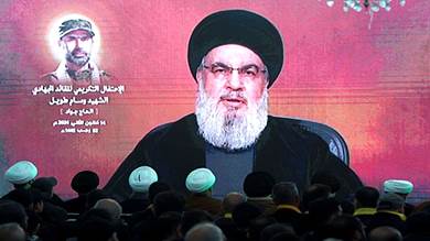 حسن نصرالله أمين عام حزب الله في لبنان