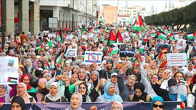 المغرب.. مئات المشاركين في وقفات تضامنية مع غزة واليمن