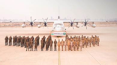 مناورات عسكرية للقوات السعودية مع الجيش الهندي