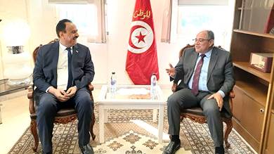 ​السفير باحبيب يبحث تعزيز العلاقات اليمنية التونسية
