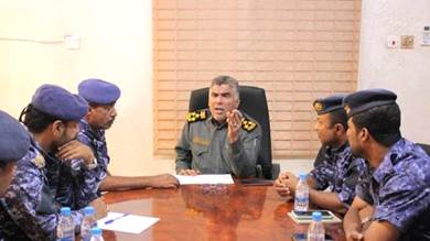 ​مدير أمن ساحل حضرموت يجتمع بقائد قوات شرطة النجدة