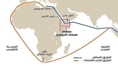 الخريطة نشرتها السفارة الأمريكية لدى اليمن عبر حسابها على منصة "إكس"