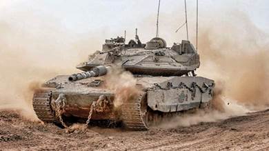 مرصد حقوقي: الدبابات الإسرائيلية دهست عشرات الفلسطينيين وهم أحياء في غزة