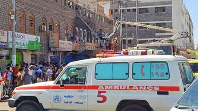 ​مصرع طفل وإصابة شاب جراء احتراق منزل بالشيخ عثمان