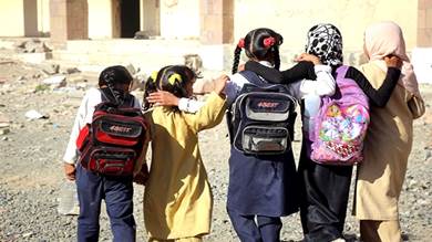 منظمة دولية: 2 من كل 5 أطفال في اليمن لا يلتحقون بالمدارس