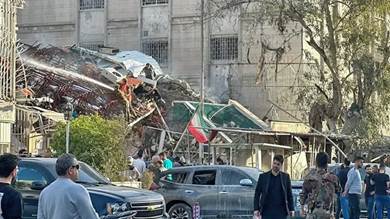قصف إسرائيلي على مقر القنصلية الإيرانية في دمشق