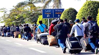 الحكومة المصرية تطالب الأجانب المقيمين بسرعة تقنين أوضاعهم