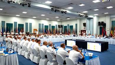 رئيس مصلحة خفر السواحل يشارك في مؤتمر الأمن البحري