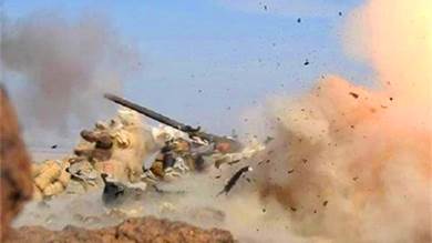 قوات الحوثي تستهدف مواقع للجيش شرق تعز