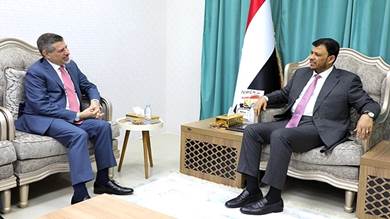 د.عبدالله العليمي يلتقي السفير الأمريكي لدى اليمن